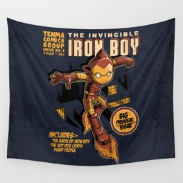 THE INVINCIBLE IRON BOY Wall Tapestry