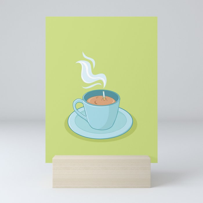 Hot Coffee, Not! Mini Art Print