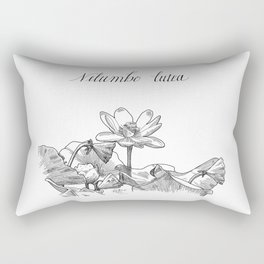 Nelumbo - Lotus Rectangular Pillow