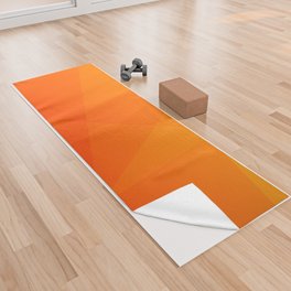 Orange Sunset Yoga Towel