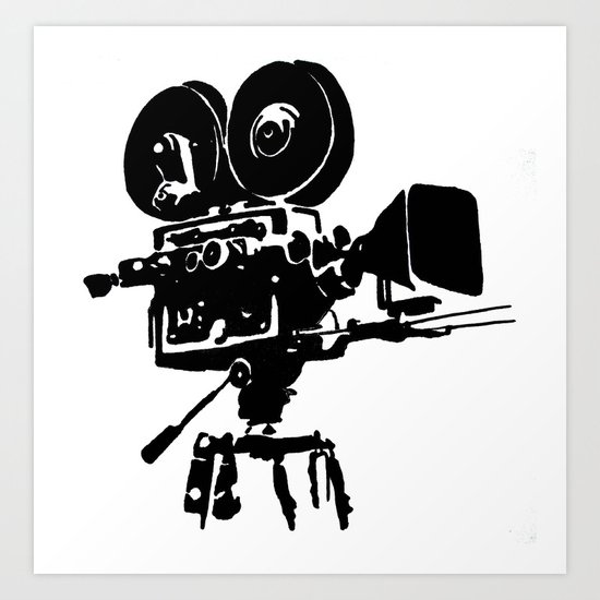 For Reel Art Print