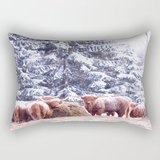 West Highland Cattle Rectangular Pillow