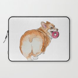 Sassy Donut Dog Laptop Sleeve