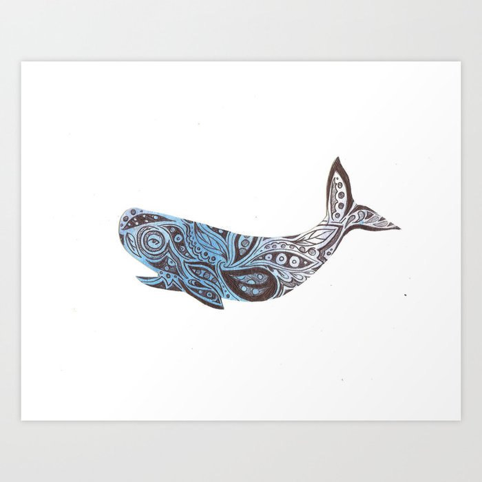 Whale  Art Print