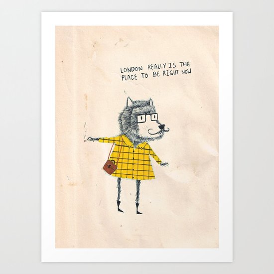 Things my friends say Art Print