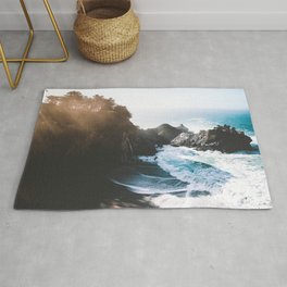 ocean falaise Rug | Nature, Curated, Rock, Architecture, Pillow, Ocean, Natural, Color, Sea, Photo 