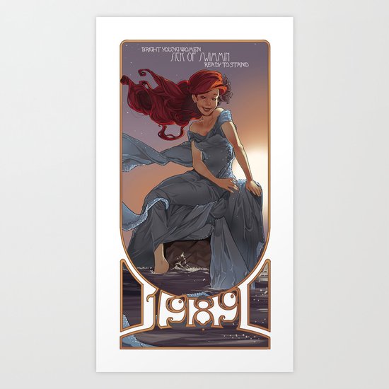 NOUVEAU 1989 Art Print