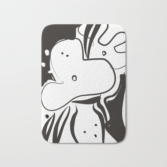 Flower Vase Bath Mat