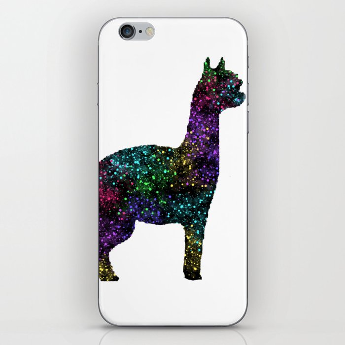 dotted party alpaca iPhone Skin