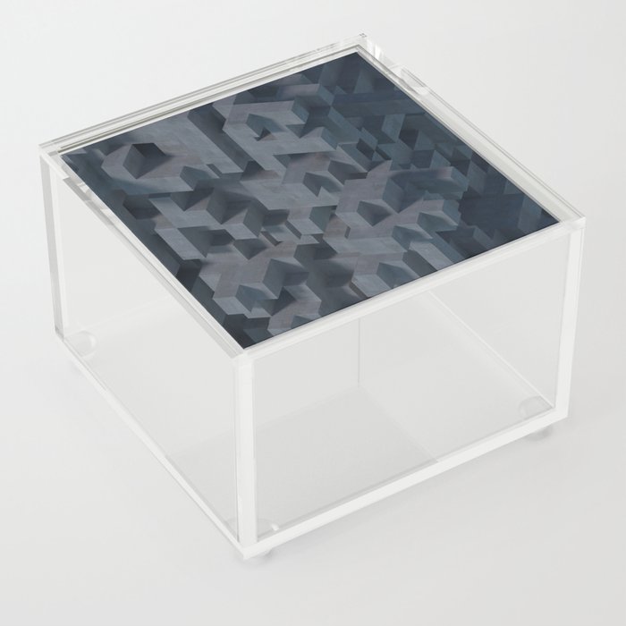 Concrete Abstract Acrylic Box