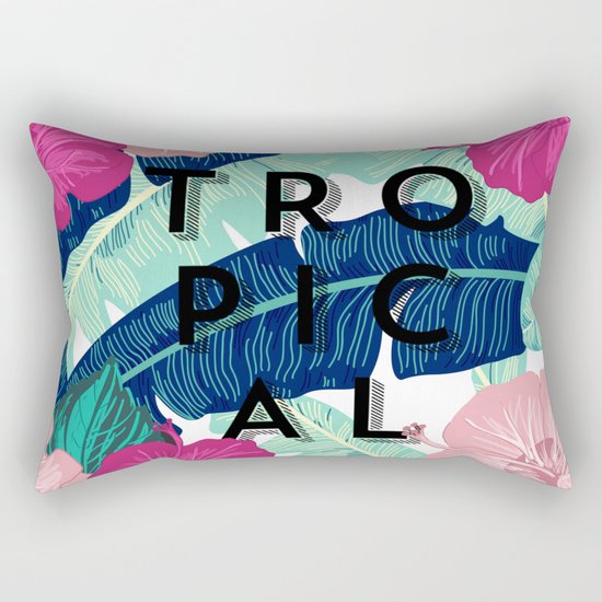 Tropical garden Rectangular Pillow