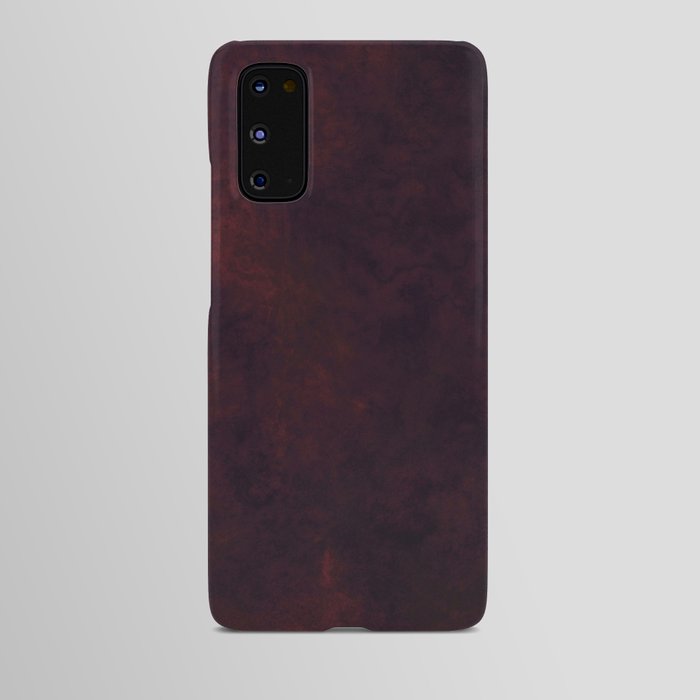 Grunge dark purple and red Android Case