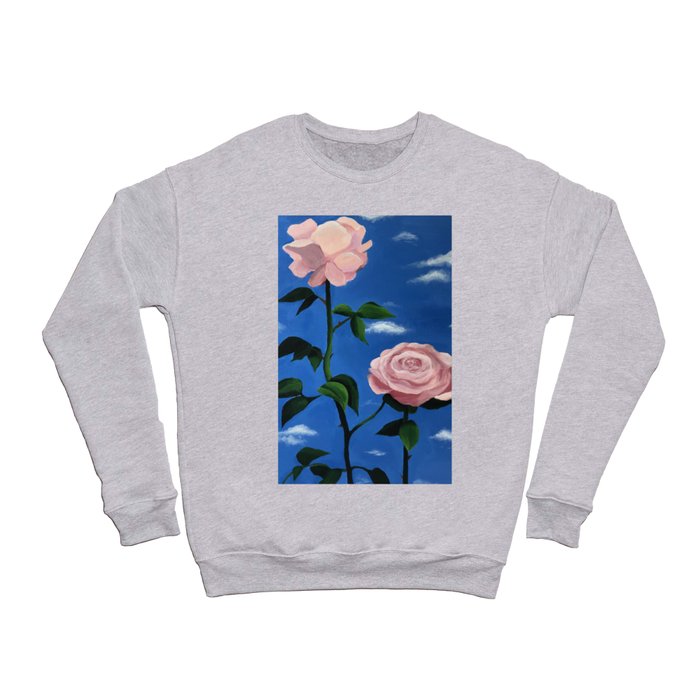 pink roses Crewneck Sweatshirt