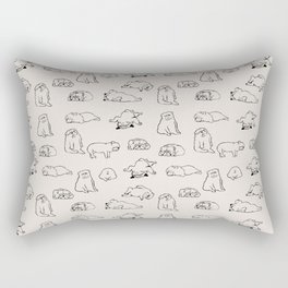 More Sleep English Bulldog Rectangular Pillow