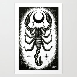 The Moon and the Scorpio Art Print