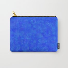 Cobalt Blue Cloud Texture Carry-All Pouch
