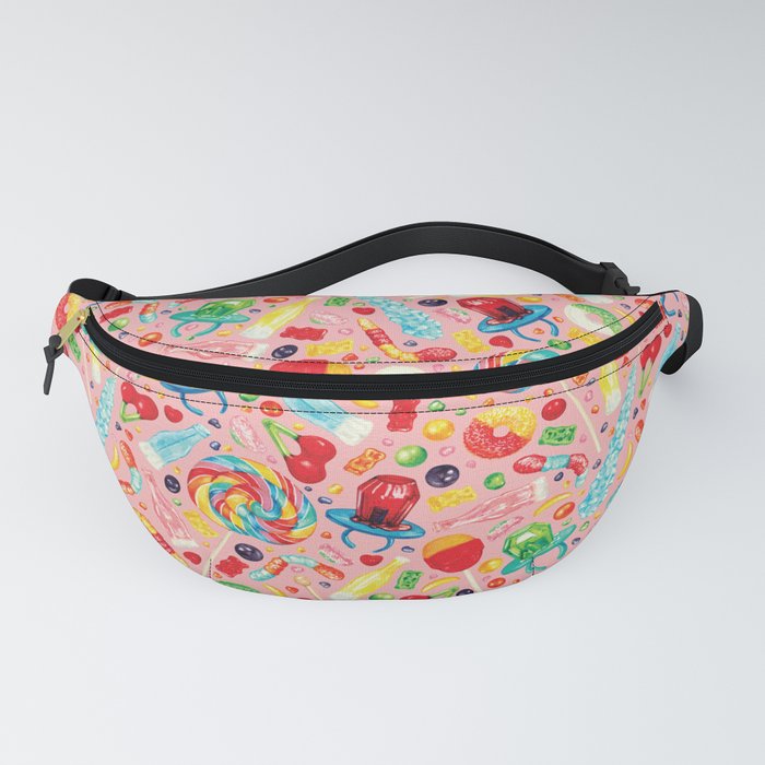 Candy Pattern - Pink Fanny Pack