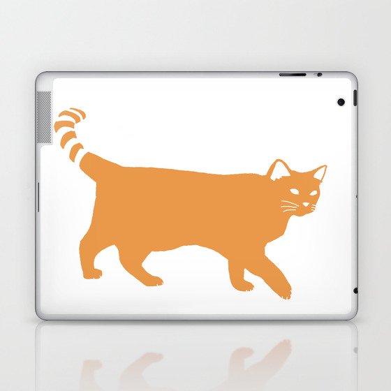 Orange Cat Laptop & iPad Skin