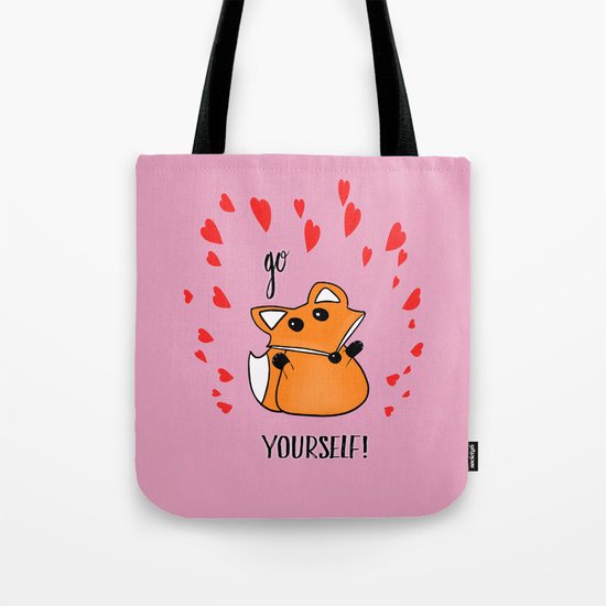 Go Fox Yourself Tote Bag