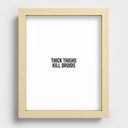 Commander Cody Thick Thighs Recessed Framed Print
