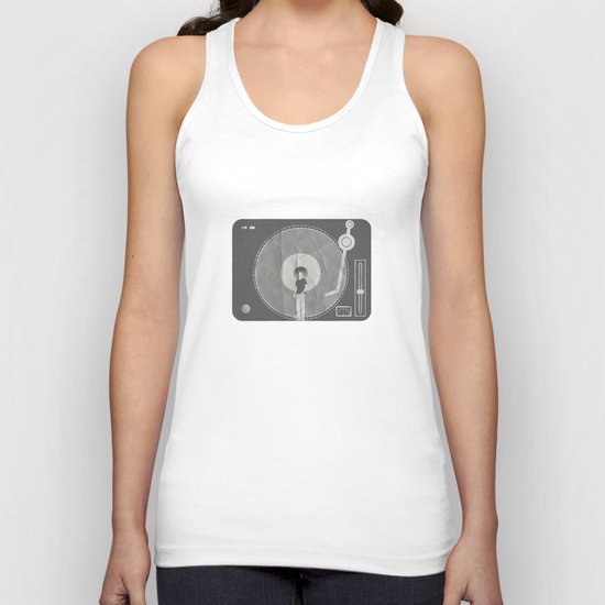 afro deck Unisex Tank Top