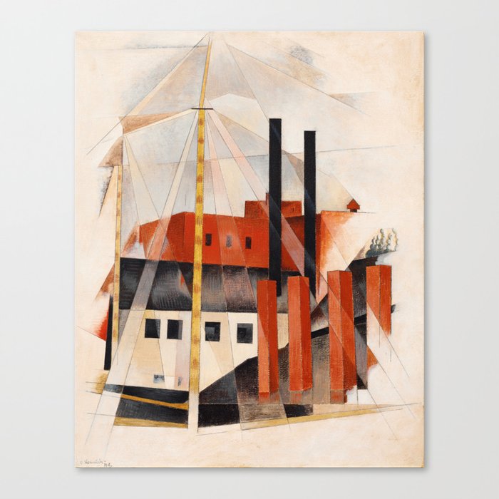 Charles Demuth - Piano Mover’s Holiday 1919  Canvas Print