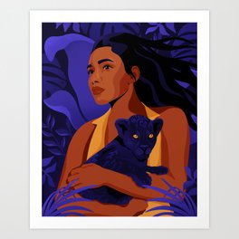 Protect Panther Art Print