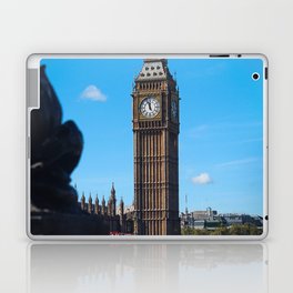 Great Britain Photography - Big Ben Under The Blue Beautiful Sky Laptop Skin