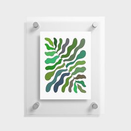 Green LEAF Floating Acrylic Print