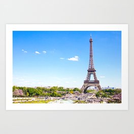 Eiffel Tower in Paris Art Print