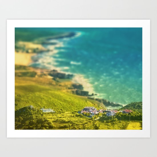 Oceanic vista Art Print