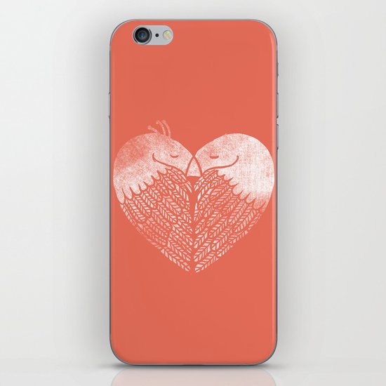 Love birds sitting on a tree iPhone & iPod Skin
