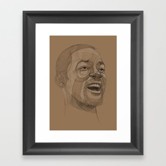 circlefaces Framed Art Print