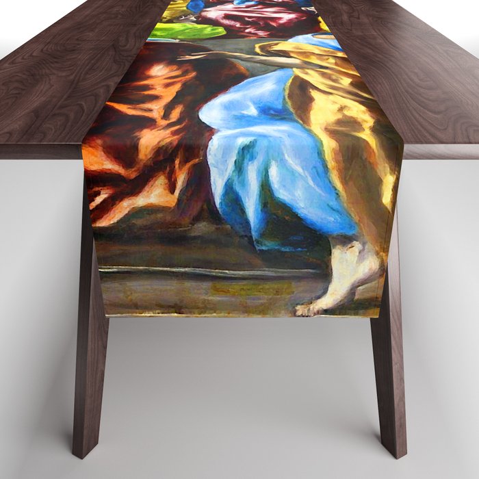 El Greco The First Pentecost Table Runner