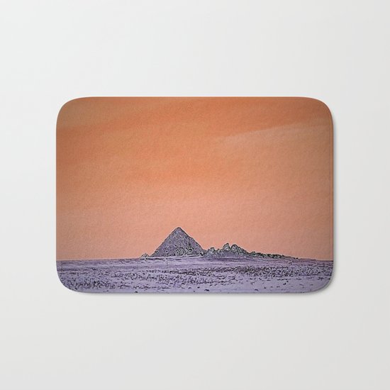 Purple pyramid in Nevada? Bath Mat