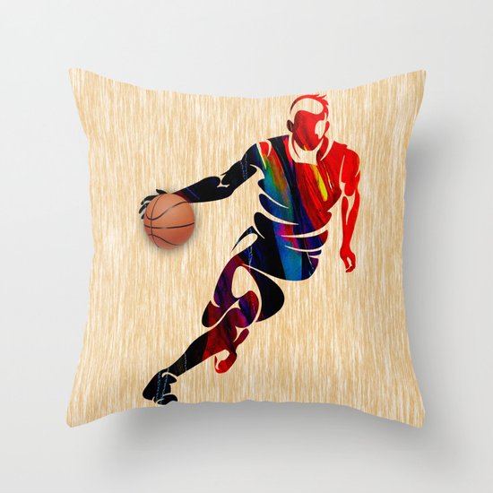 Basketball Throw Pillow