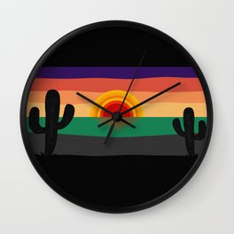 Desert Beach Wall Clock