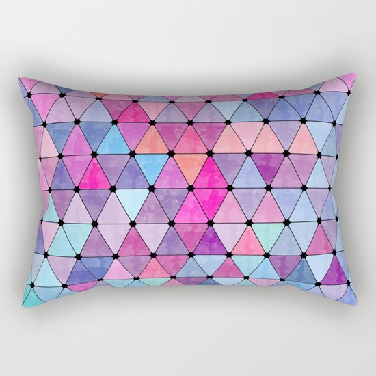 Lovely geometric Pattern VIV Rectangular Pillow