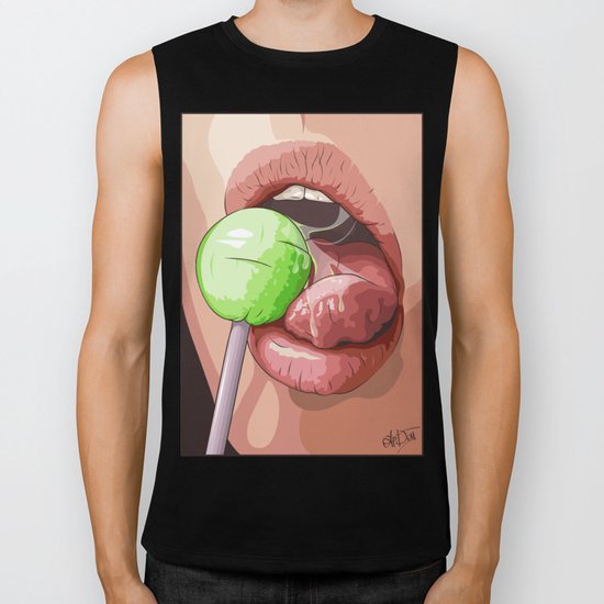 Candy lips Biker Tank
