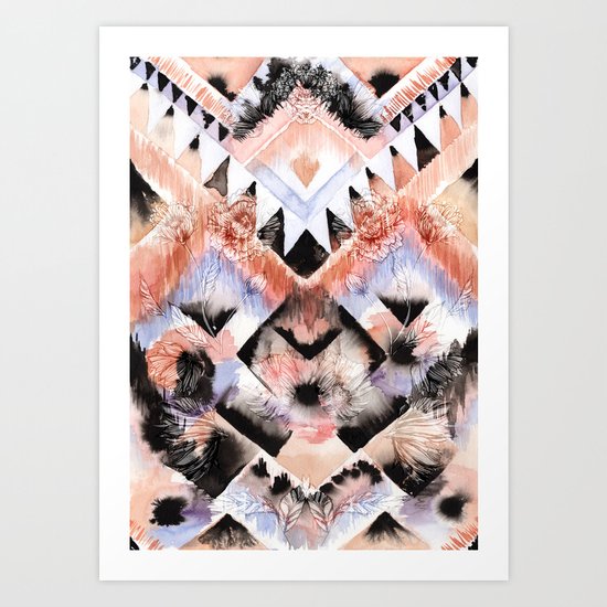 Southwest Floral Art Print