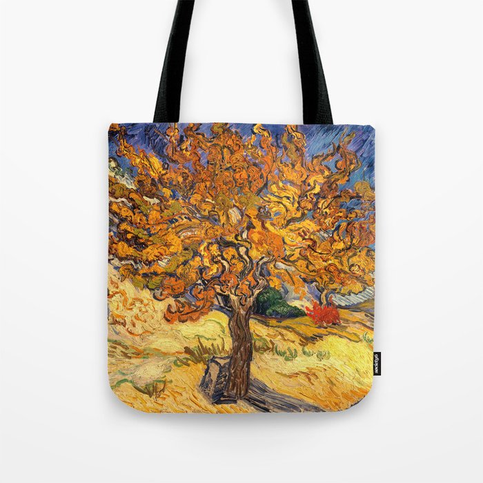 The Mulberry Tree by Vincent van Gogh Tote Bag