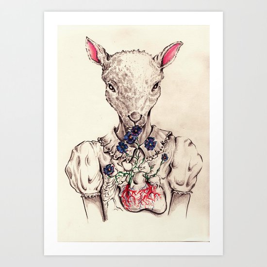 Silence of the Lambs Art Print