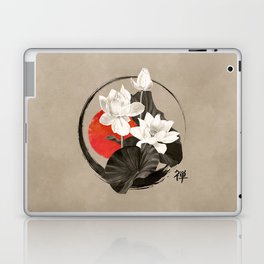 White Lotus Enso Zen Circle  Laptop Skin