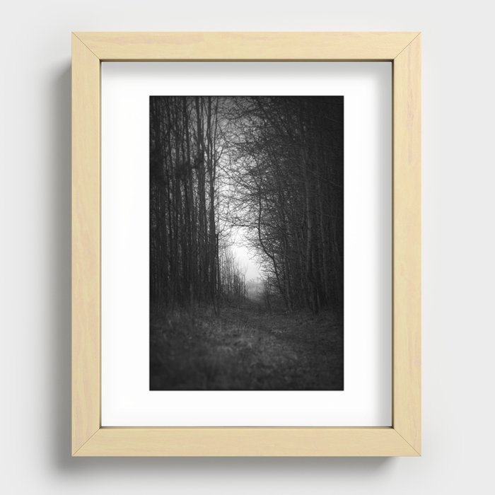 In the deep dark forest... Recessed Framed Print
