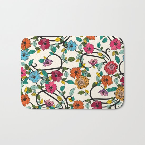 Fleurs Bath Mat
