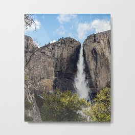 Yosemite Falls USA Metal Print