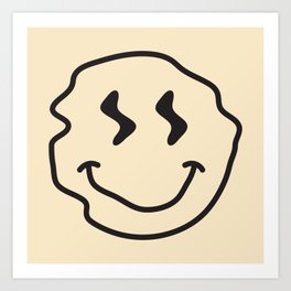 Smiley Face Art Prints To Match Any Home S Decor Society6