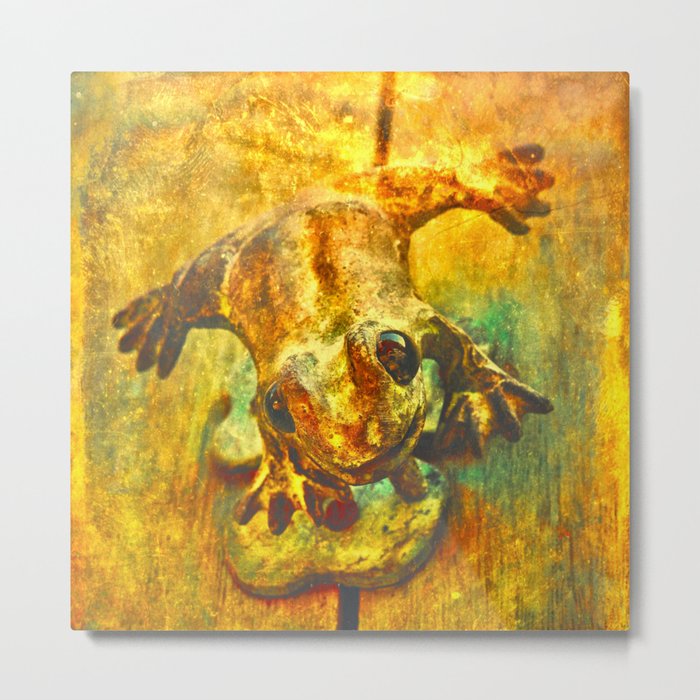 SMA_FROGGY Metal Print