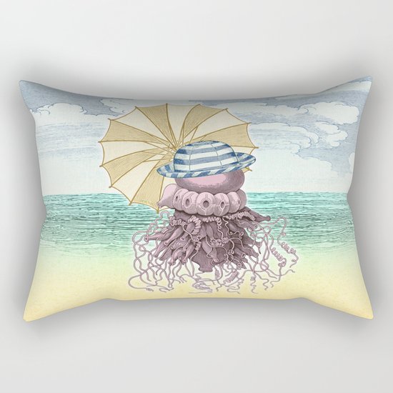 Summer Promenade Rectangular Pillow