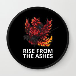 Rise from the ashes Wall Clock
